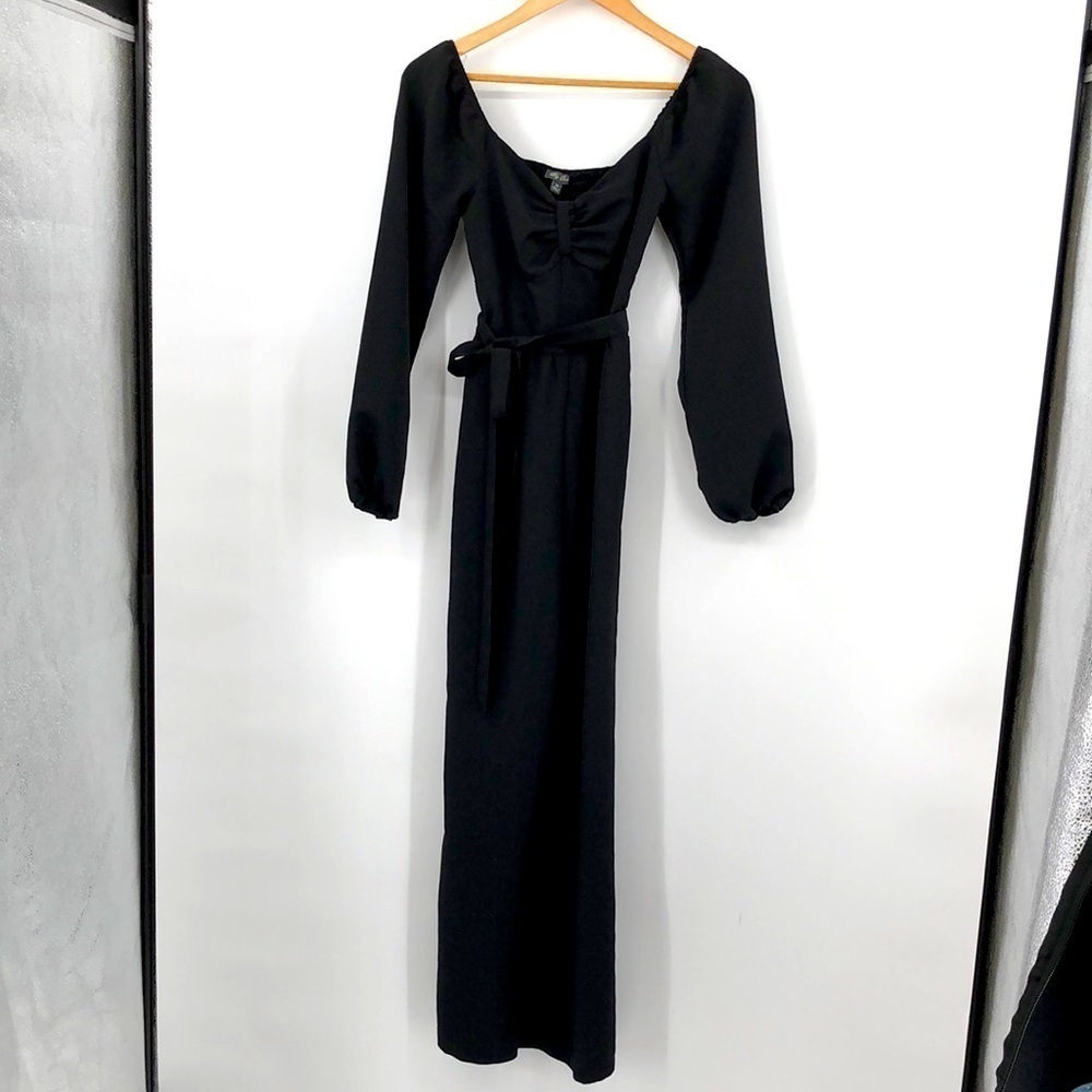 Lily Rise Size XS Romper Jumpsuit Balloon Sleeves Smocking in Back